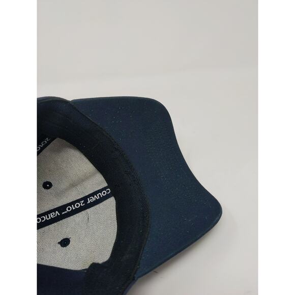 Vancouver 2010 XXI Olympic Winter Games Fitted Hat Size S-M Blue Embroidered - Picture 9 of 10